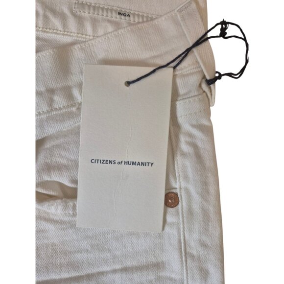 Citizens of Humanity Inga Jeans in Frappe Skinny Low/ Mid Rise Jeans White sz 25 - Picture 9 of 12